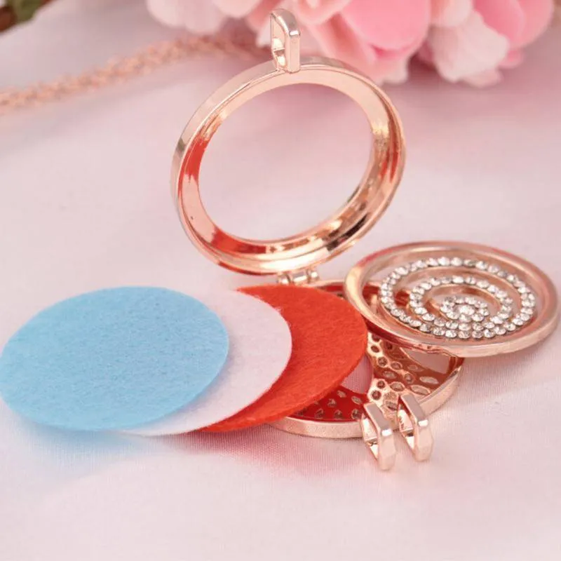 12 Styles, Aromatherapy Diffuser Pendant Necklace