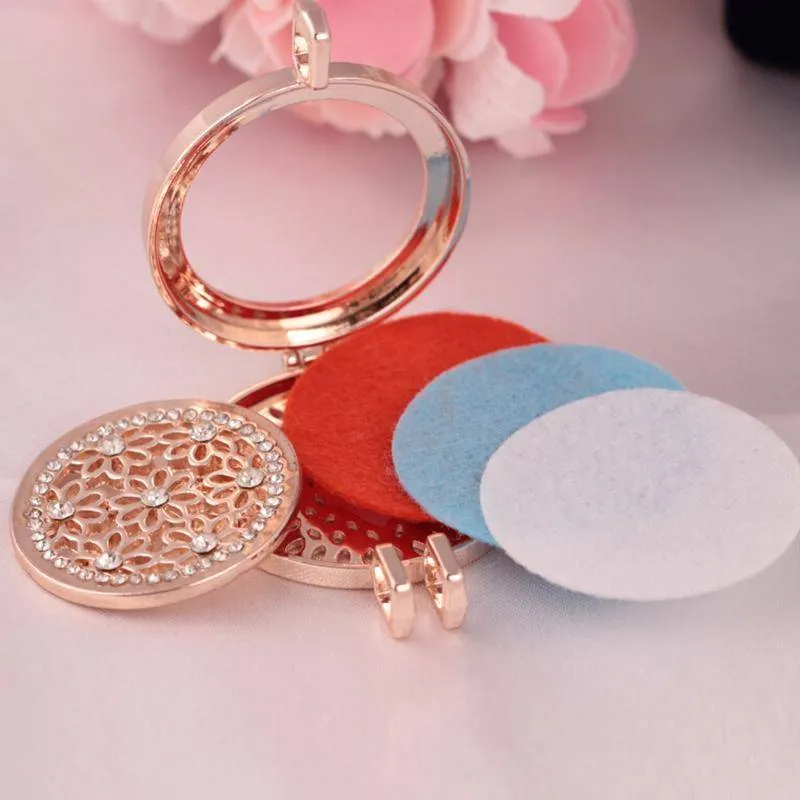 12 Styles, Aromatherapy Diffuser Pendant Necklace