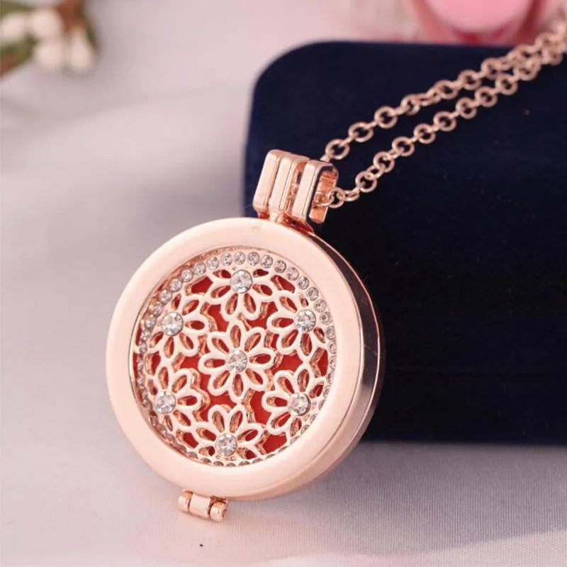12 Styles, Aromatherapy Diffuser Pendant Necklace