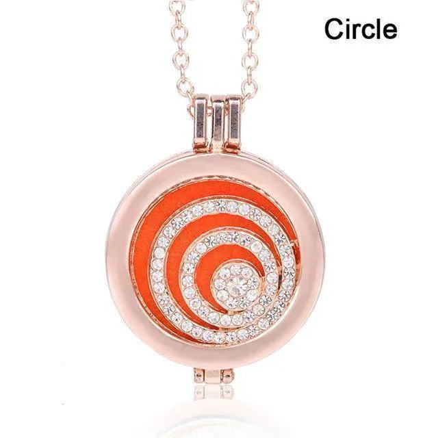 12 Styles, Aromatherapy Diffuser Pendant Necklace