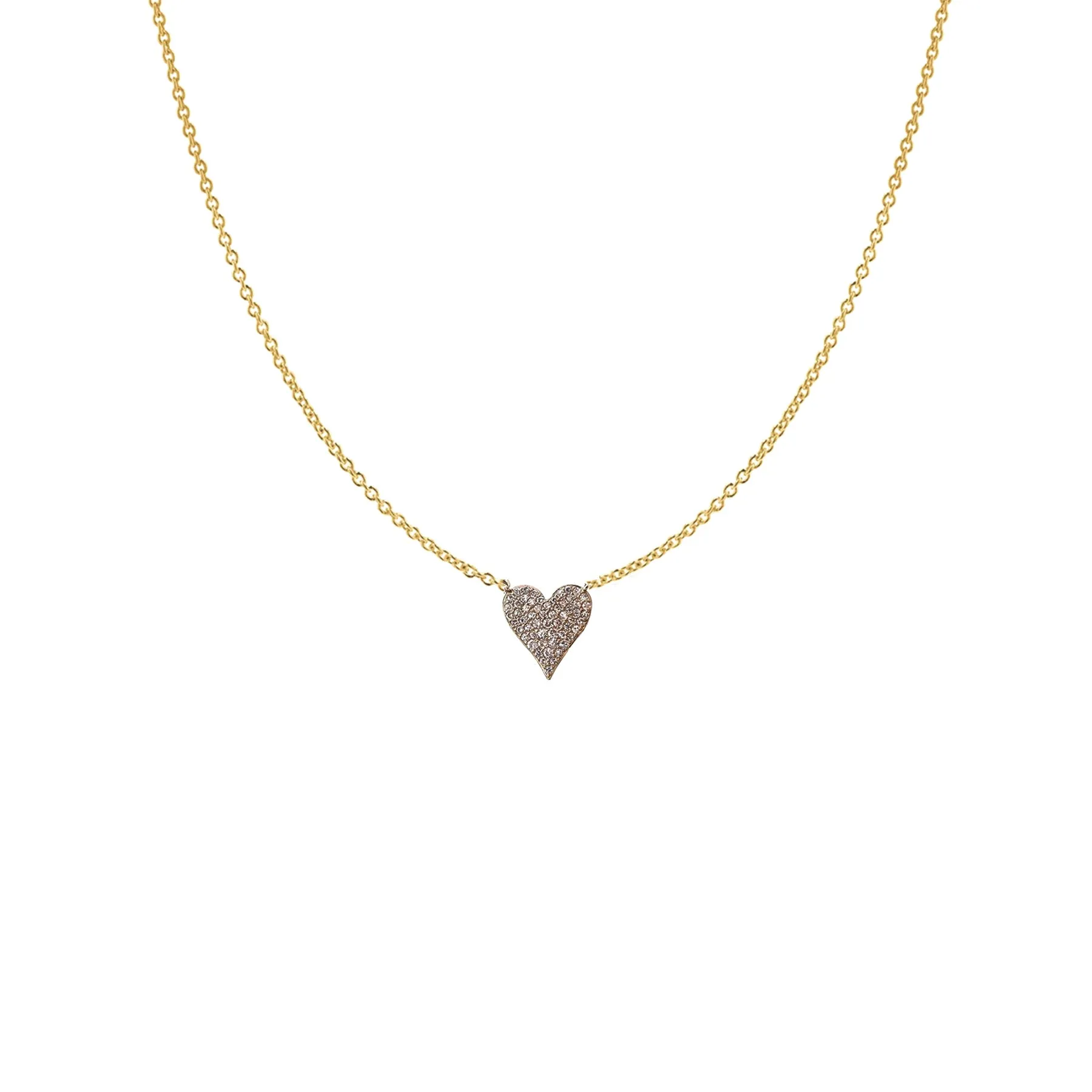 14k Pink Sapphire Dainty Diamond Heart