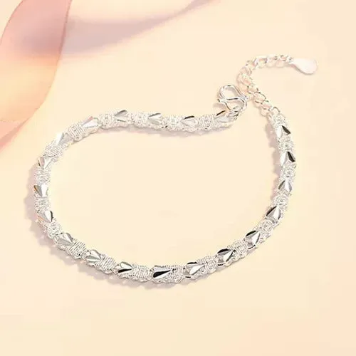 925 Sterling Silver Heart Shaped Bracelet For Women Retro Korean Versatile Zircon Charm Bracelets Original Party Jewelry Gifts