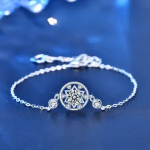 925 Sterling Silver Moissanite Bracelet