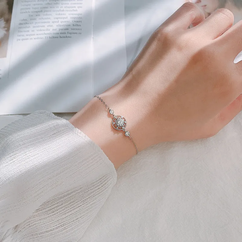 925 Sterling Silver Moissanite Bracelet