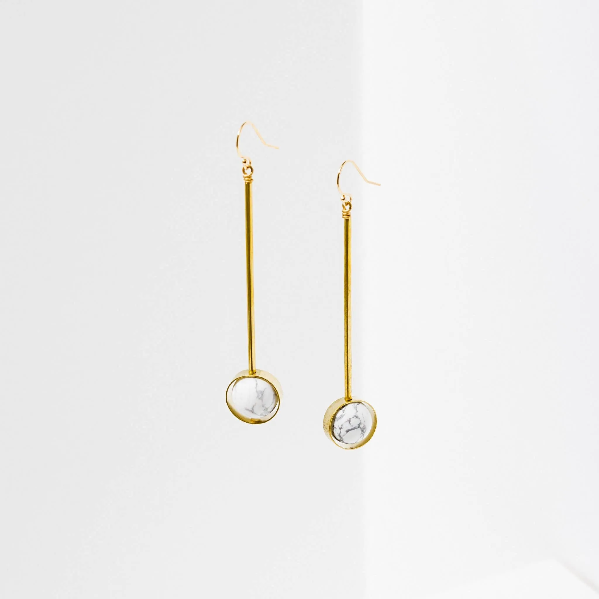 Aberrant Earrings - Howlite