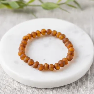 Adults | Raw Cognac Baltic Amber Bracelet