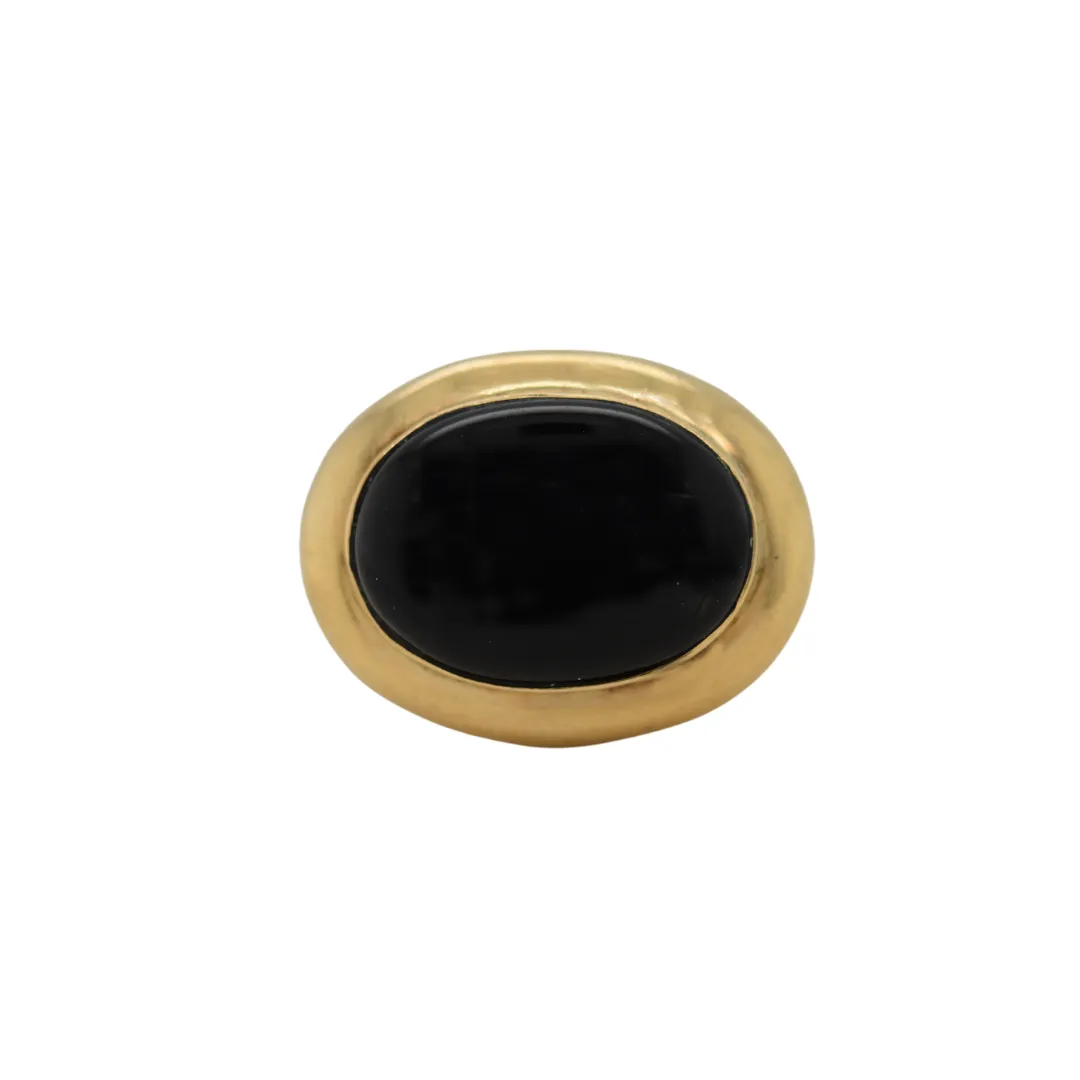 Black Onyx Dome Cocktail Ring