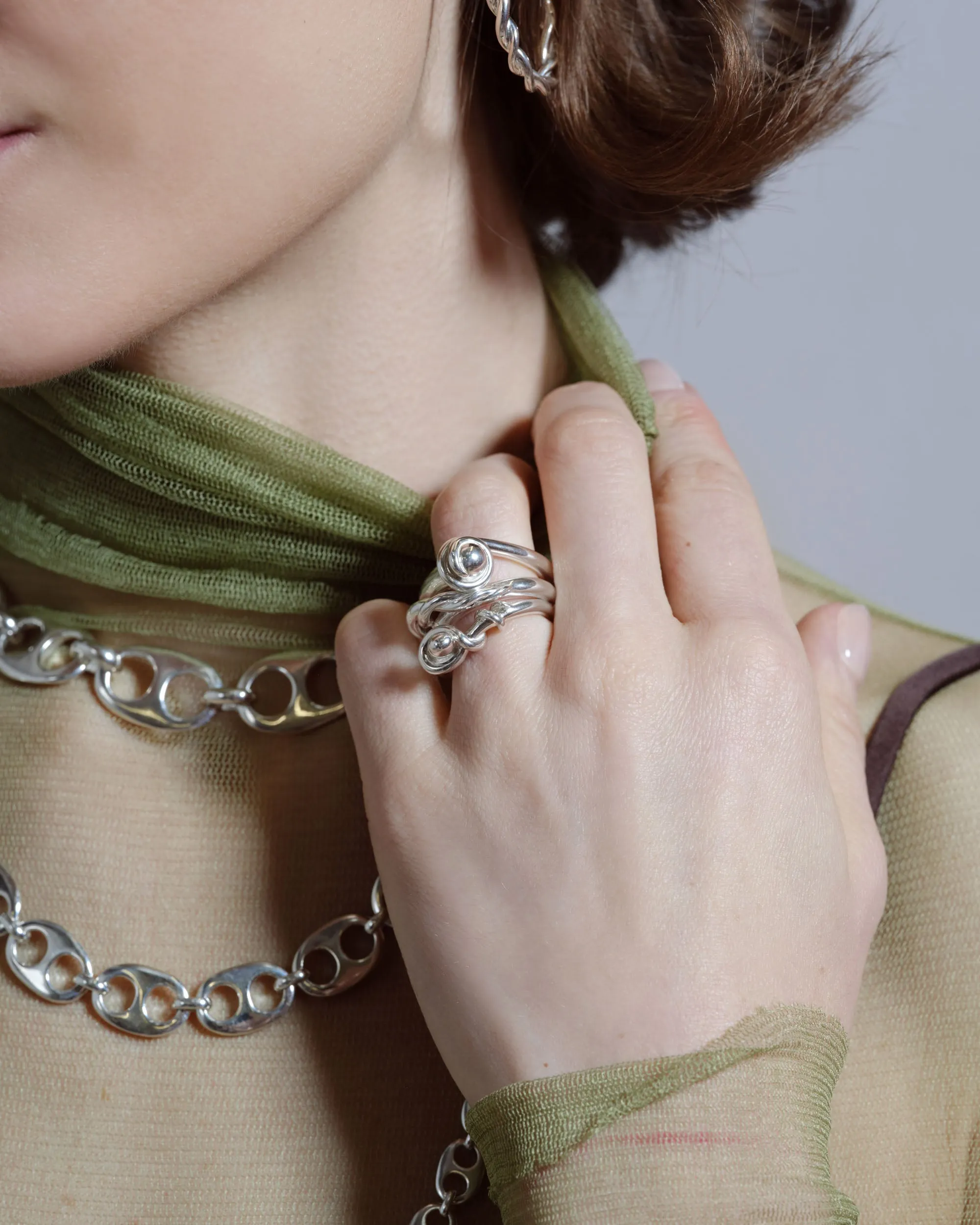 Boulder Ring - Sterling Silver
