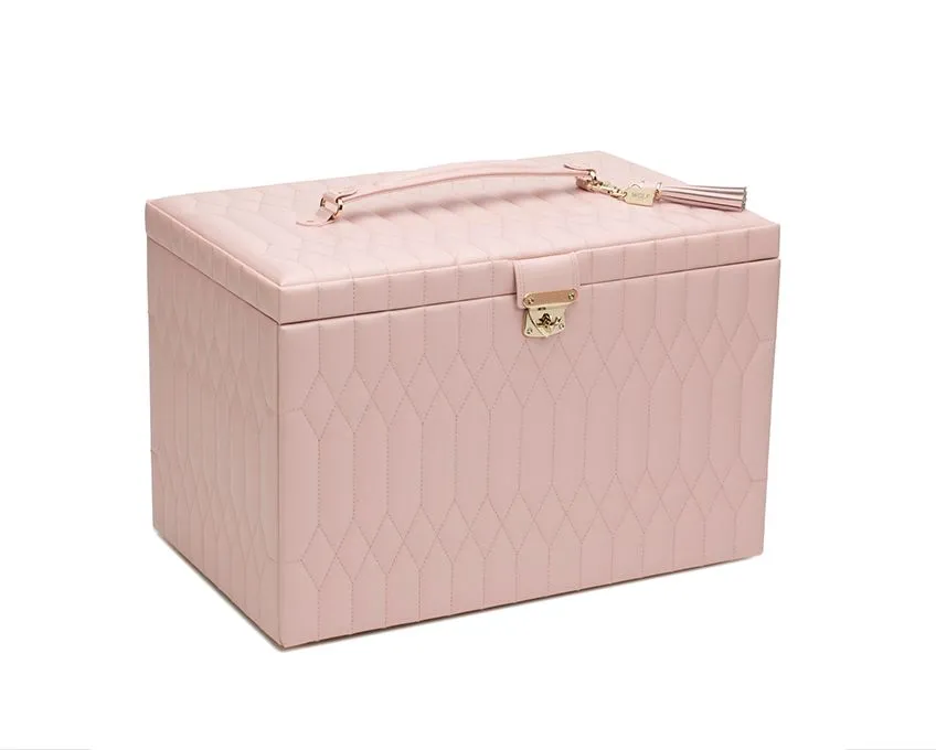 Caroline Extra Large Jewelry Box (Rose Quartz)
