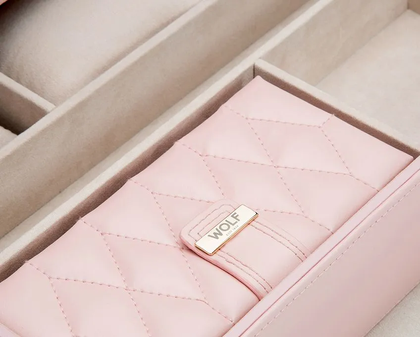 Caroline Extra Large Jewelry Box (Rose Quartz)