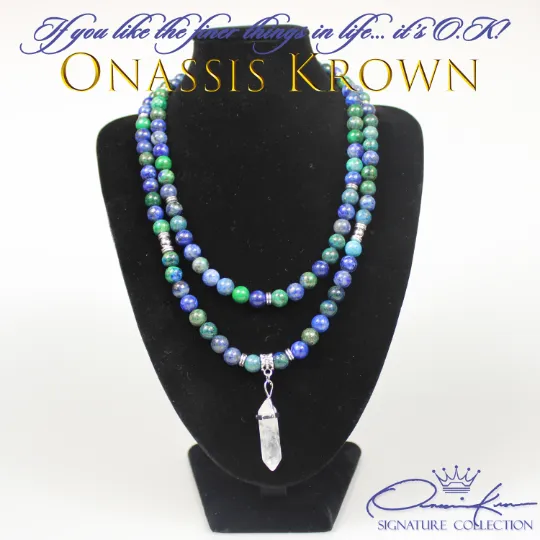 Chrysocolla Mala Prayer Beads