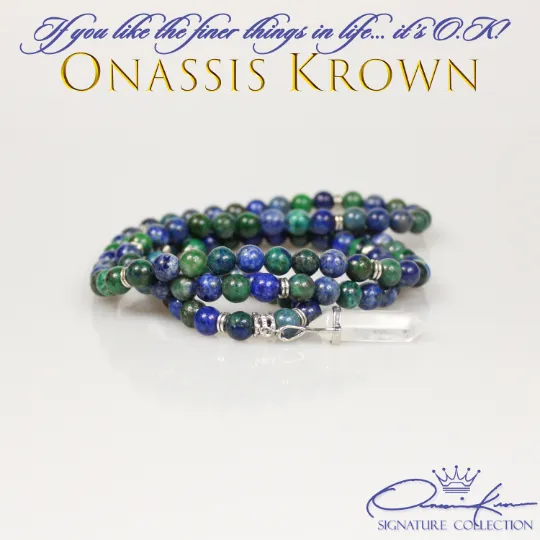 Chrysocolla Mala Prayer Beads