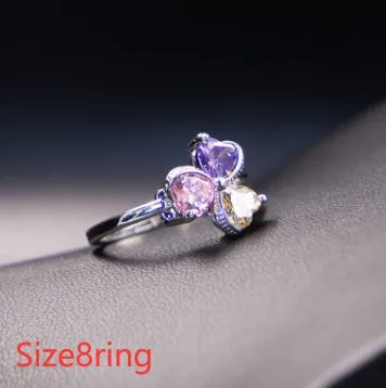 Clover Zircon Diamond Jewellery Set Women