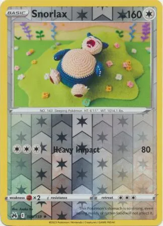 [Collector Troves] Pokemon Sword & Shield Crown Zenith Snorlax Card