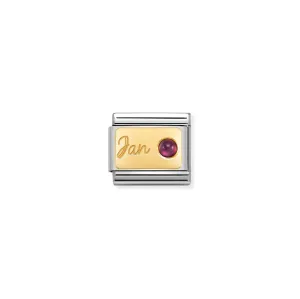 Composable Classic Link 030519/01 January Garnet In 18k Gold