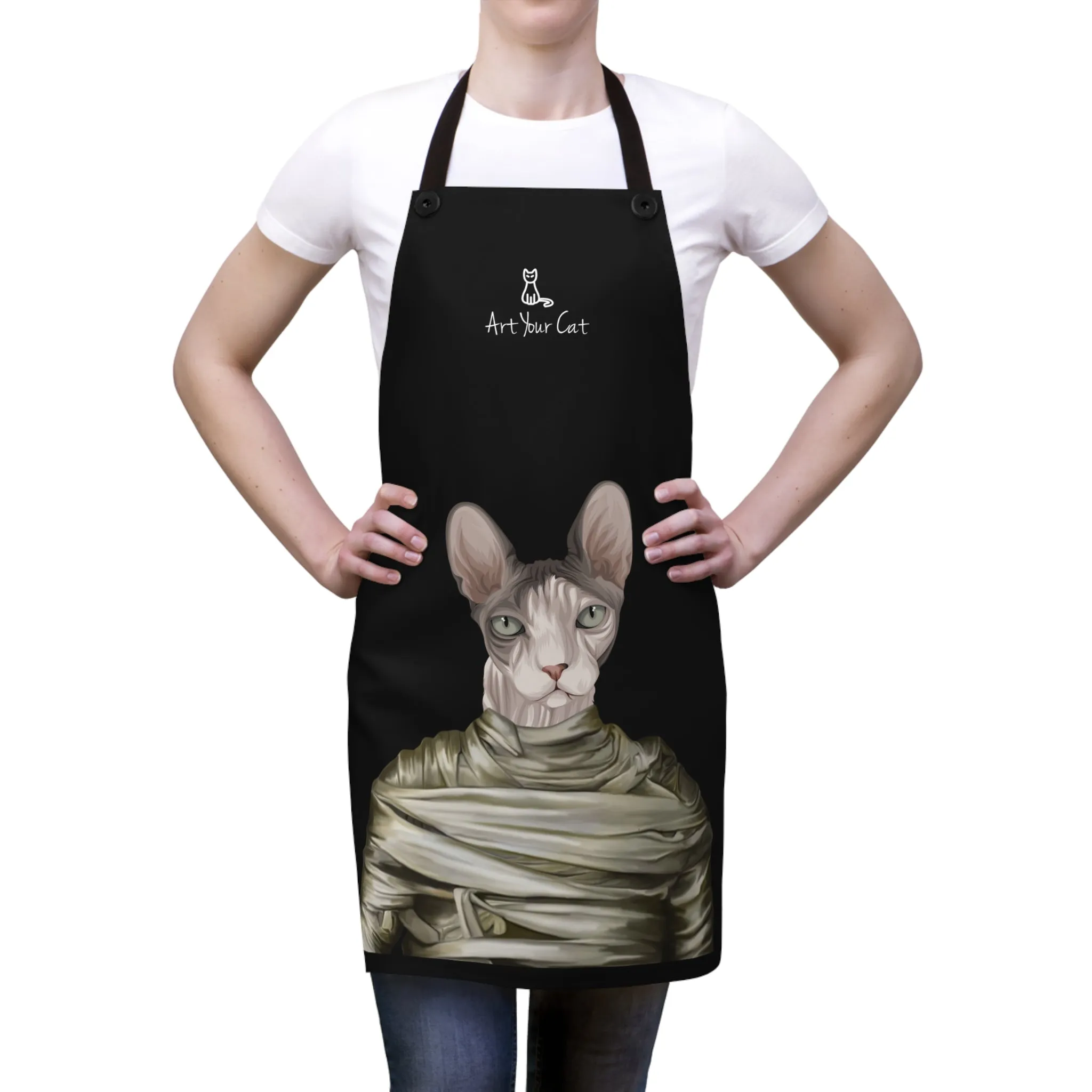 Custom Cat Apron - The Mummy