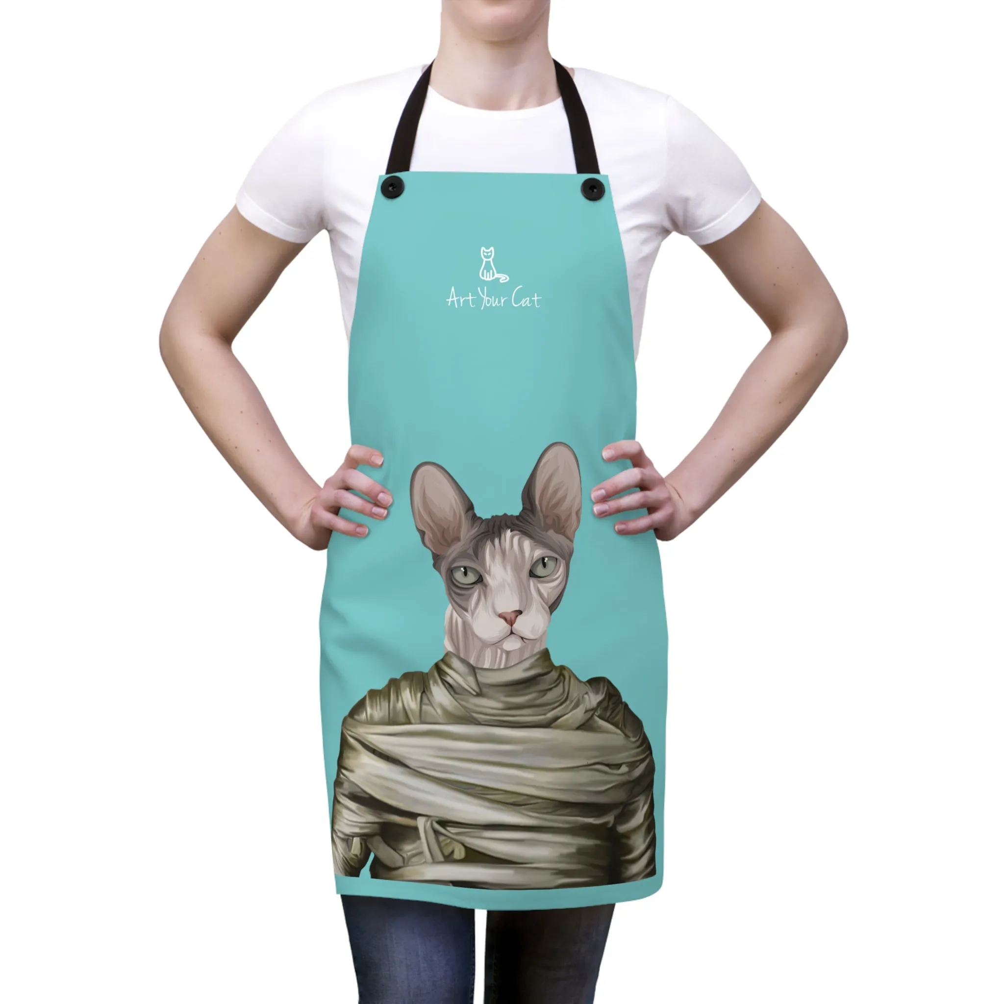 Custom Cat Apron - The Mummy