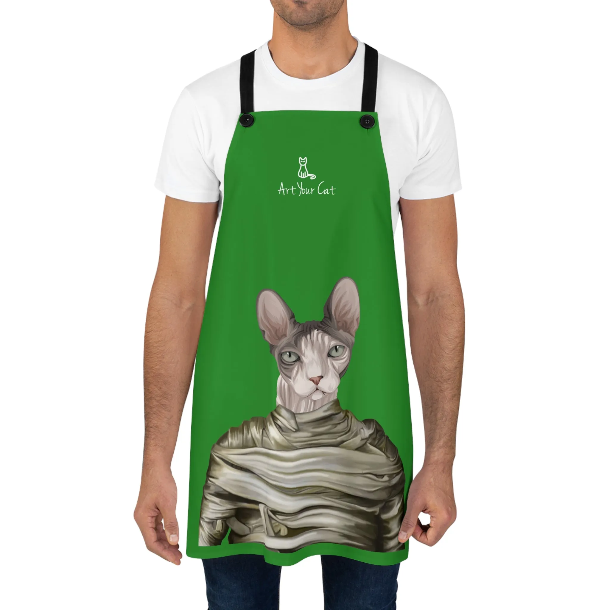 Custom Cat Apron - The Mummy