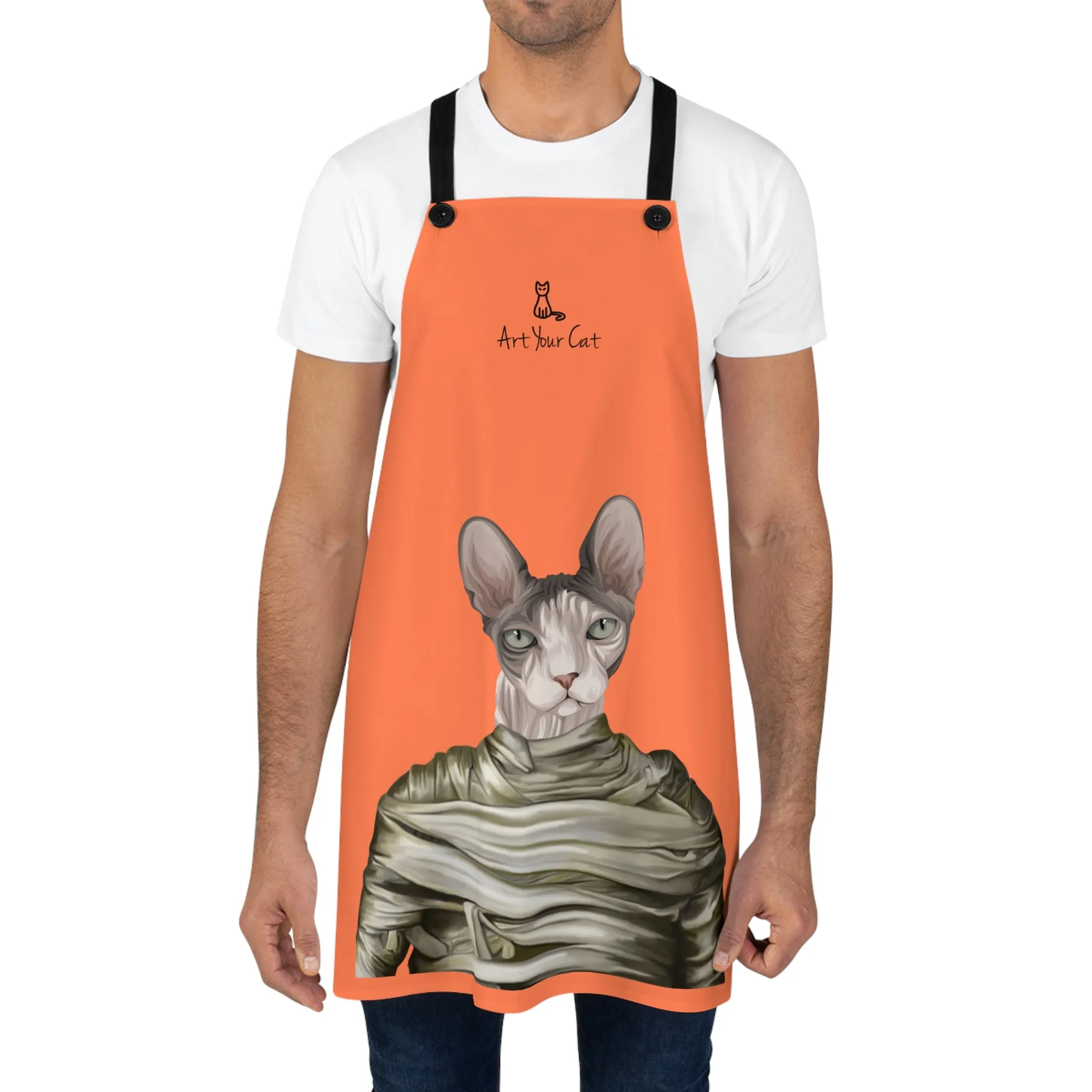 Custom Cat Apron - The Mummy