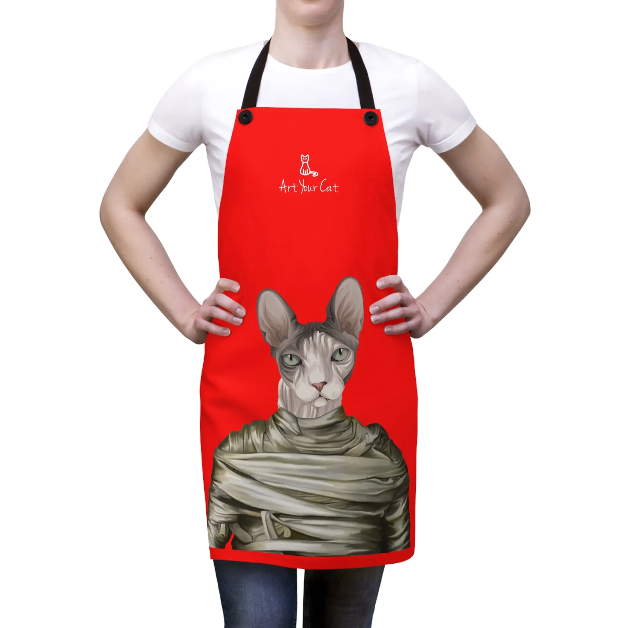 Custom Cat Apron - The Mummy