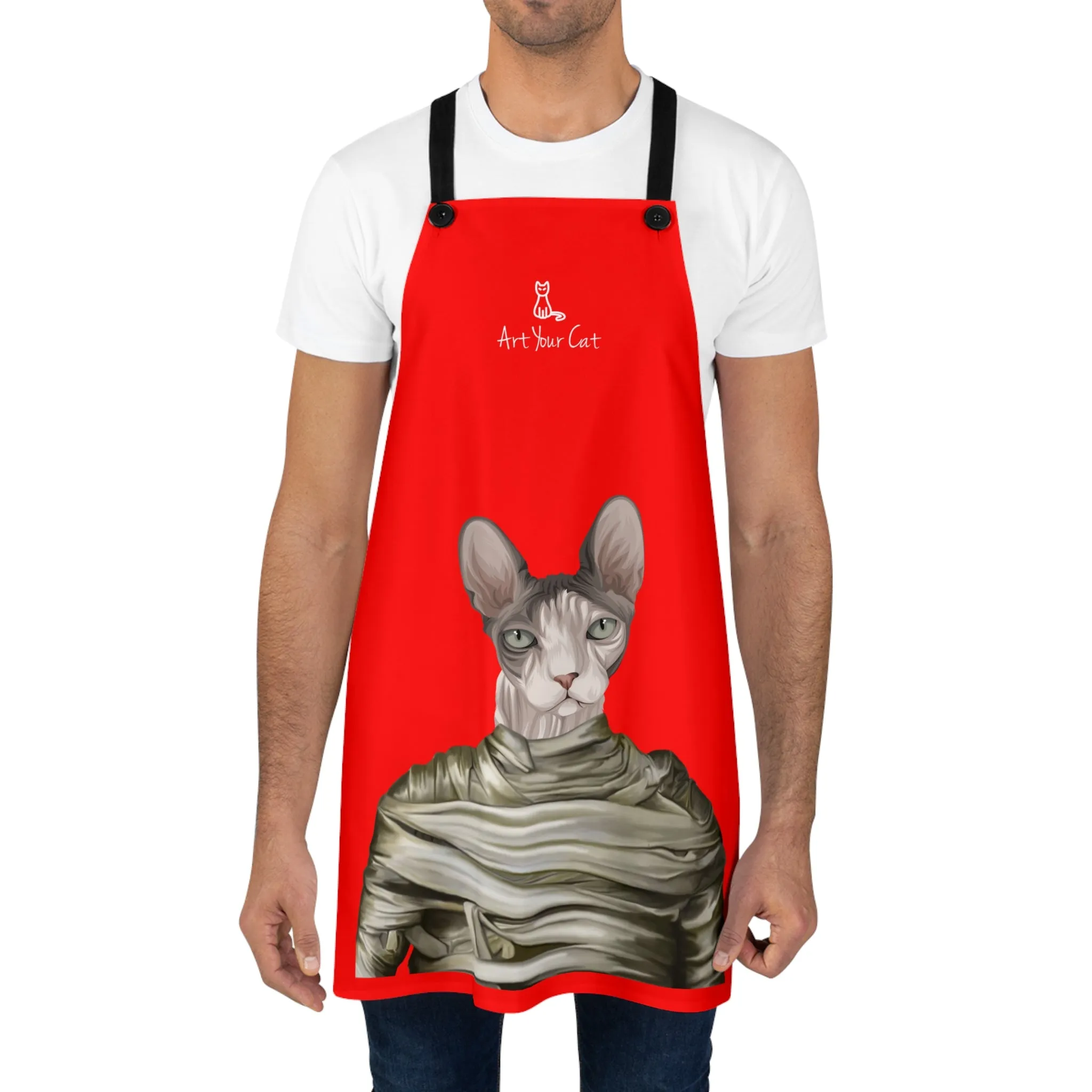 Custom Cat Apron - The Mummy