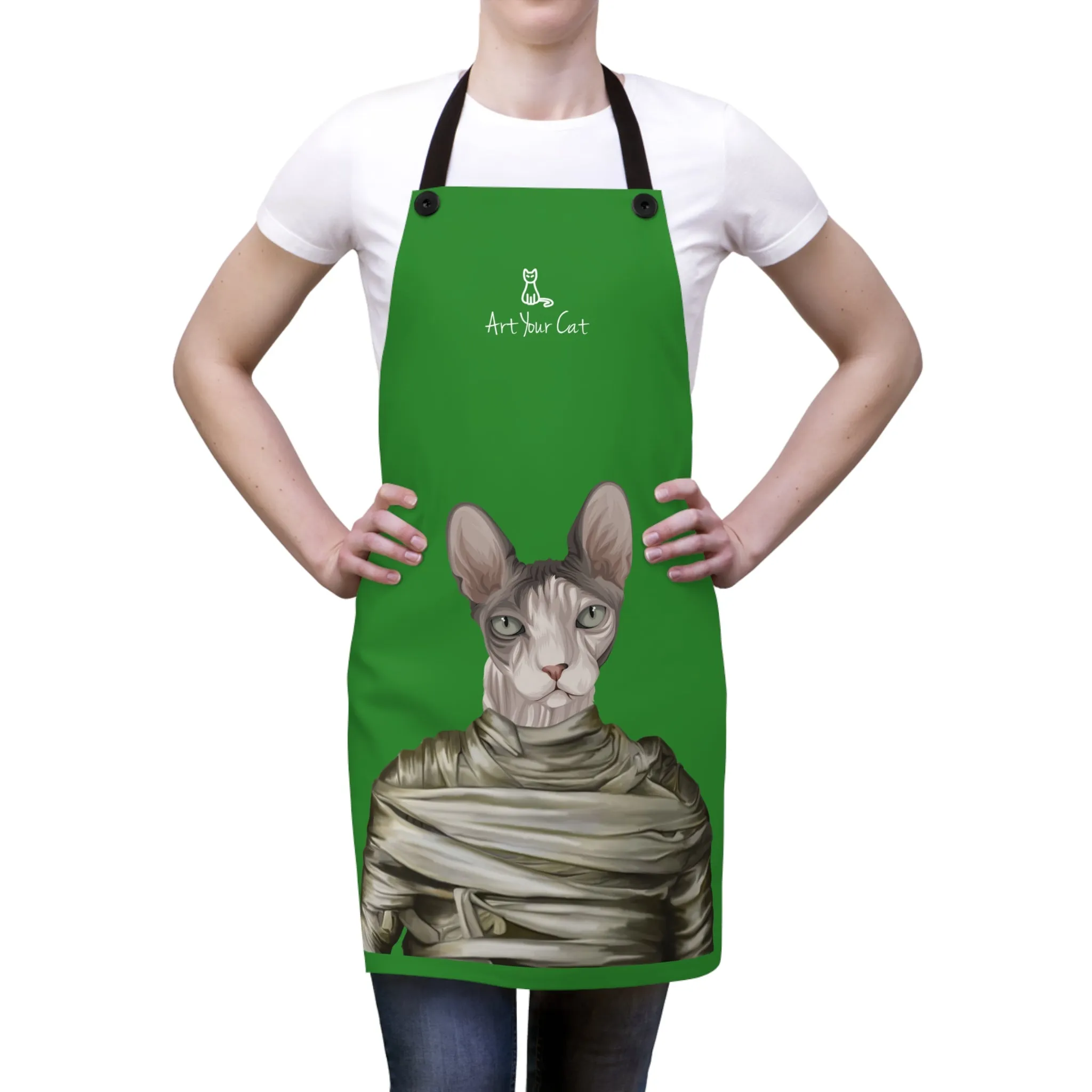 Custom Cat Apron - The Mummy