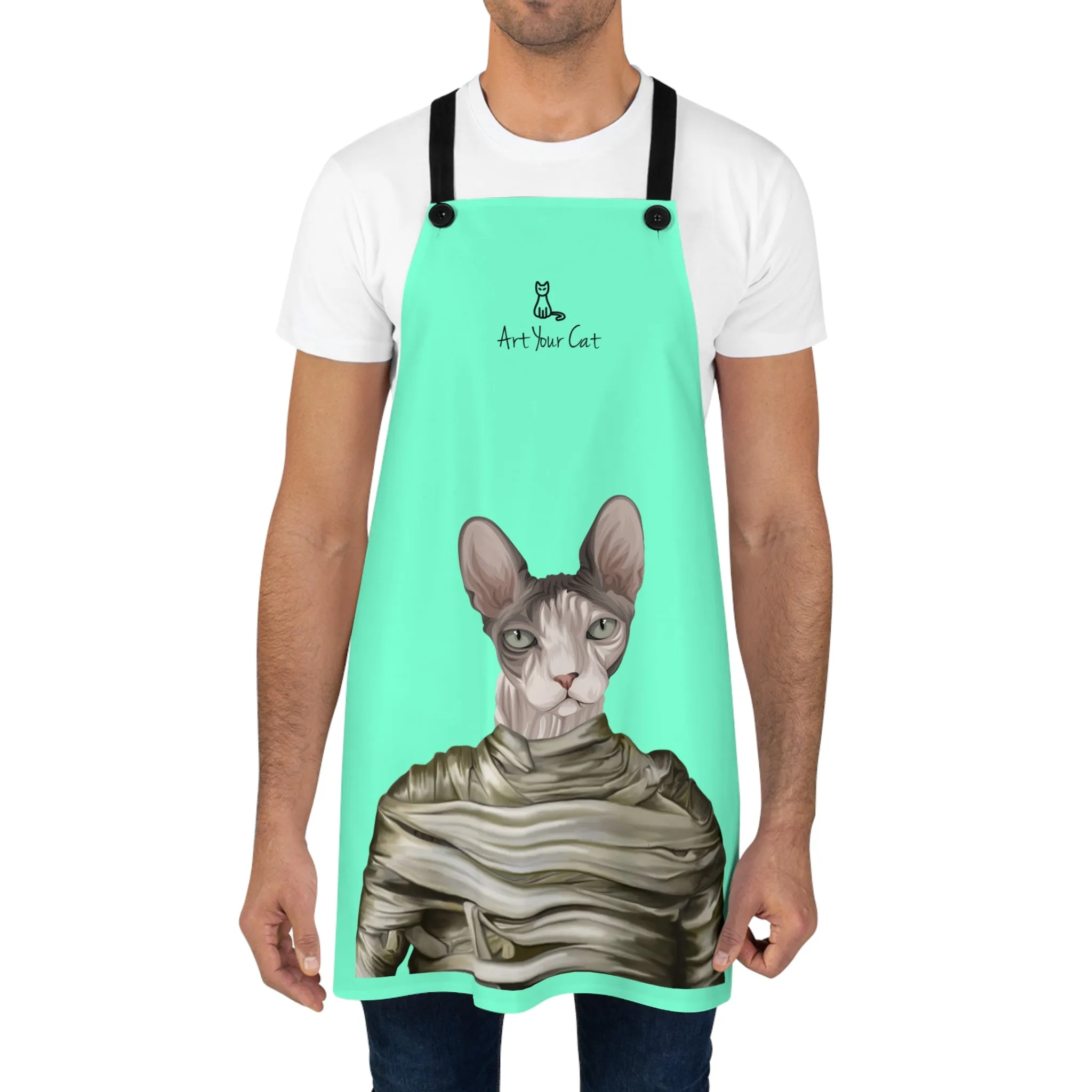 Custom Cat Apron - The Mummy