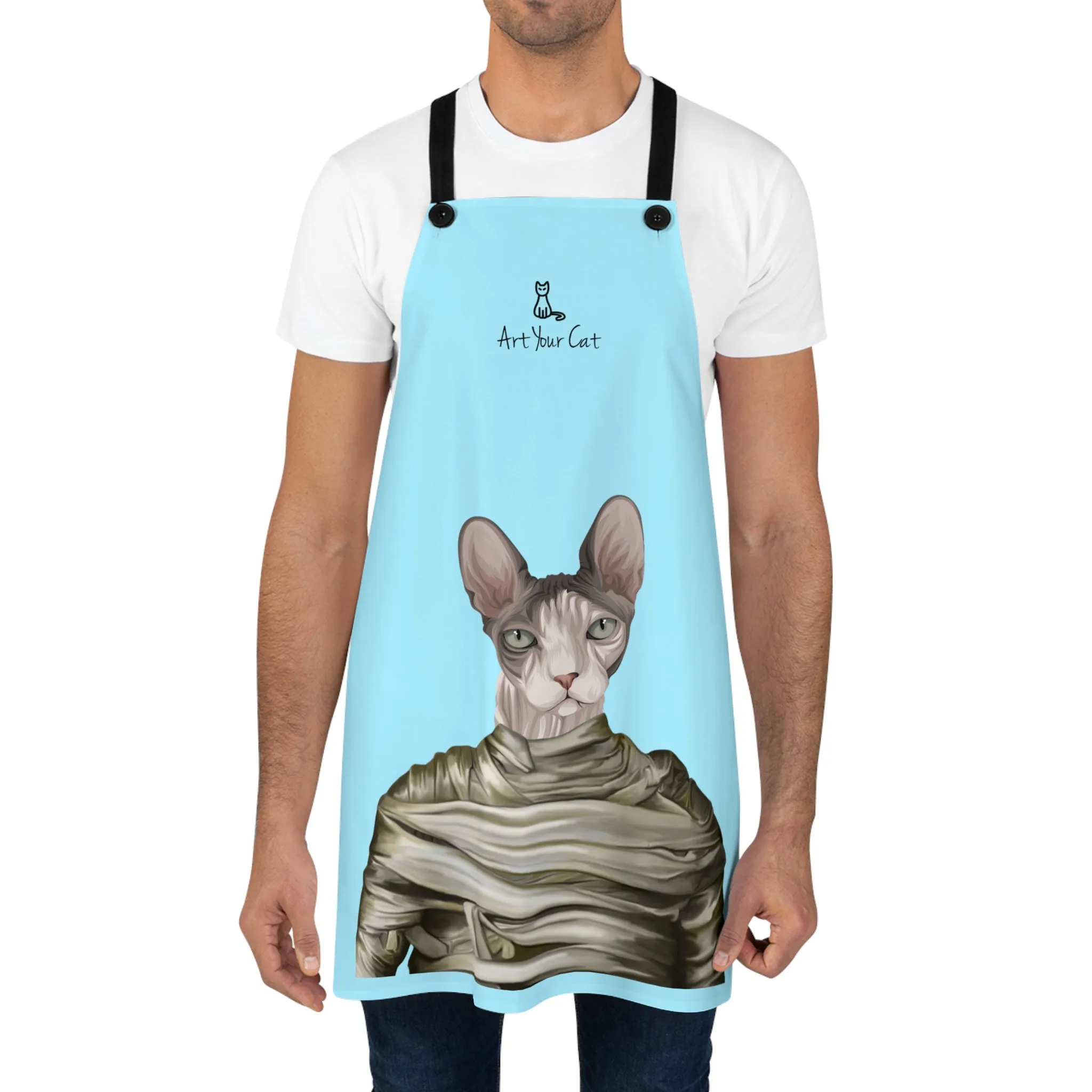 Custom Cat Apron - The Mummy