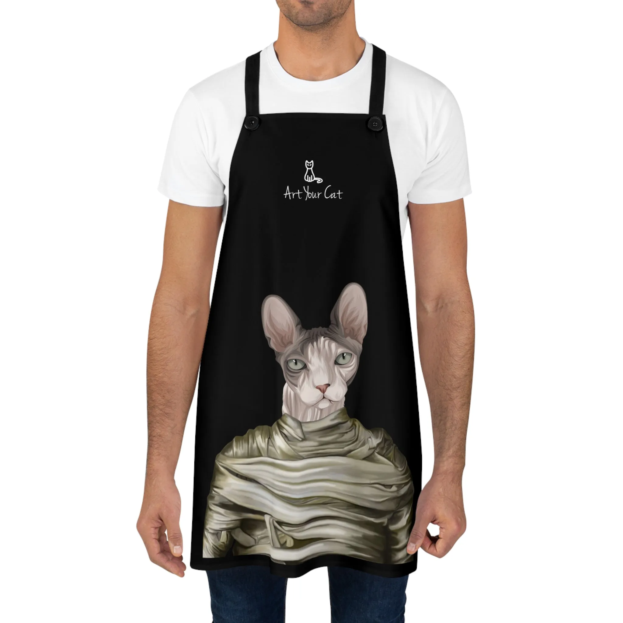 Custom Cat Apron - The Mummy