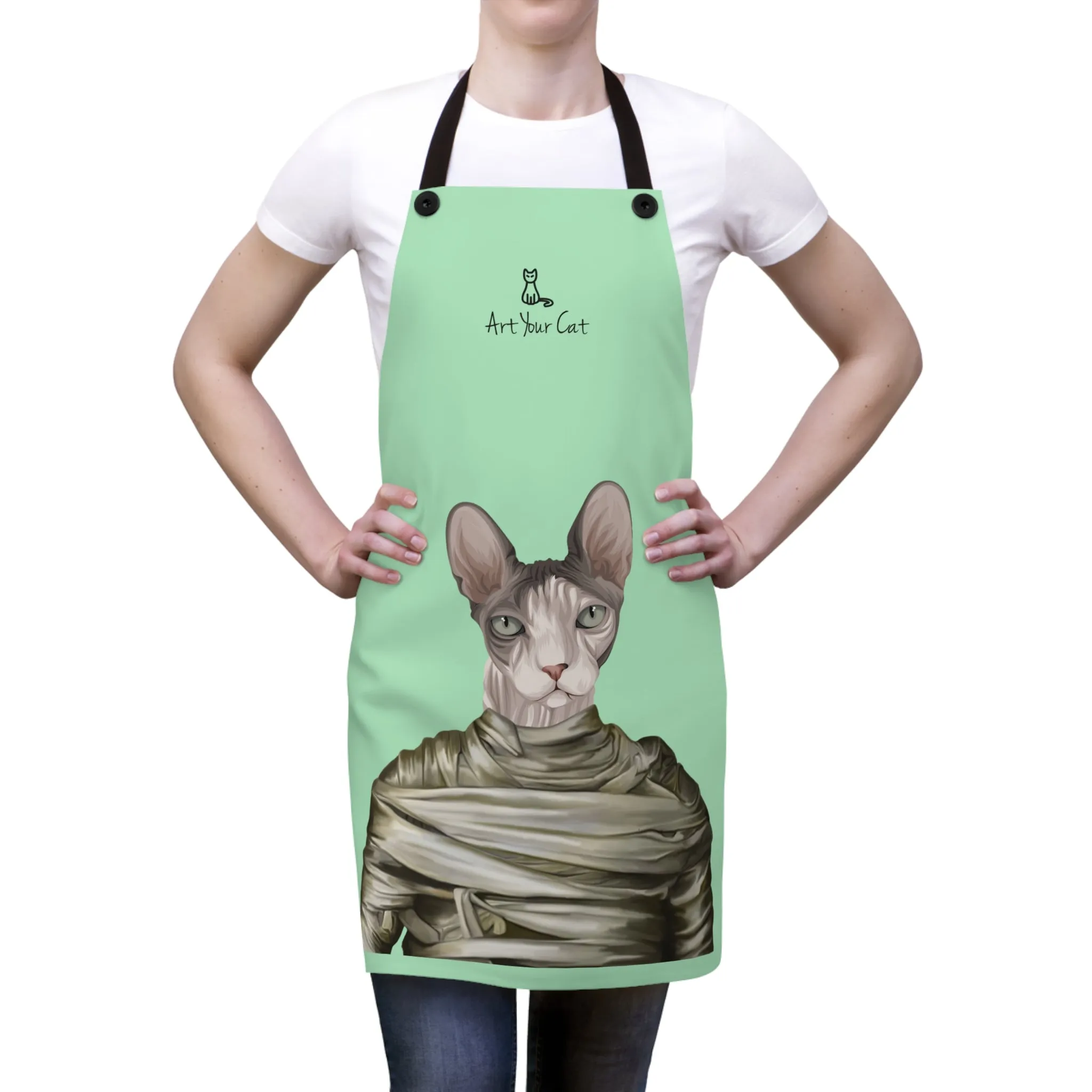 Custom Cat Apron - The Mummy