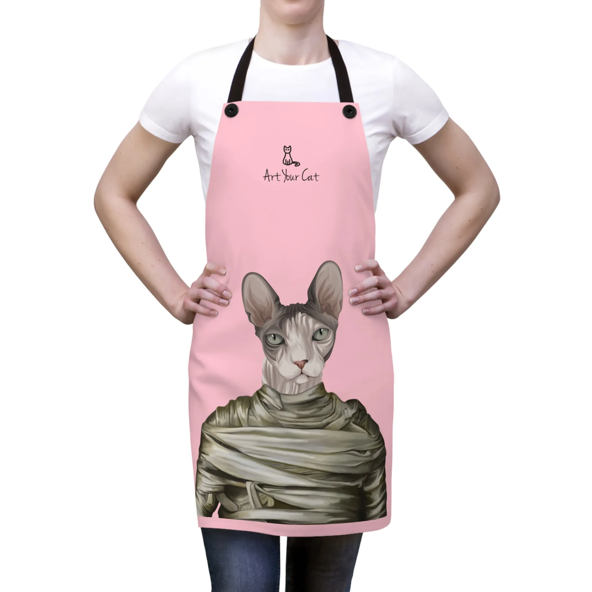 Custom Cat Apron - The Mummy