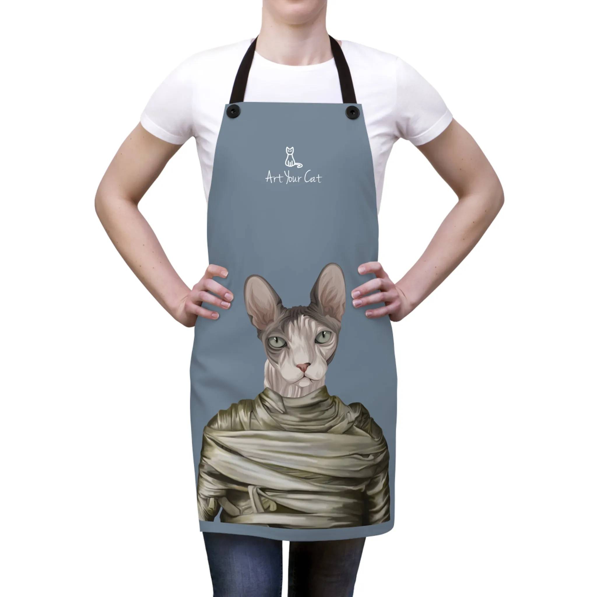 Custom Cat Apron - The Mummy