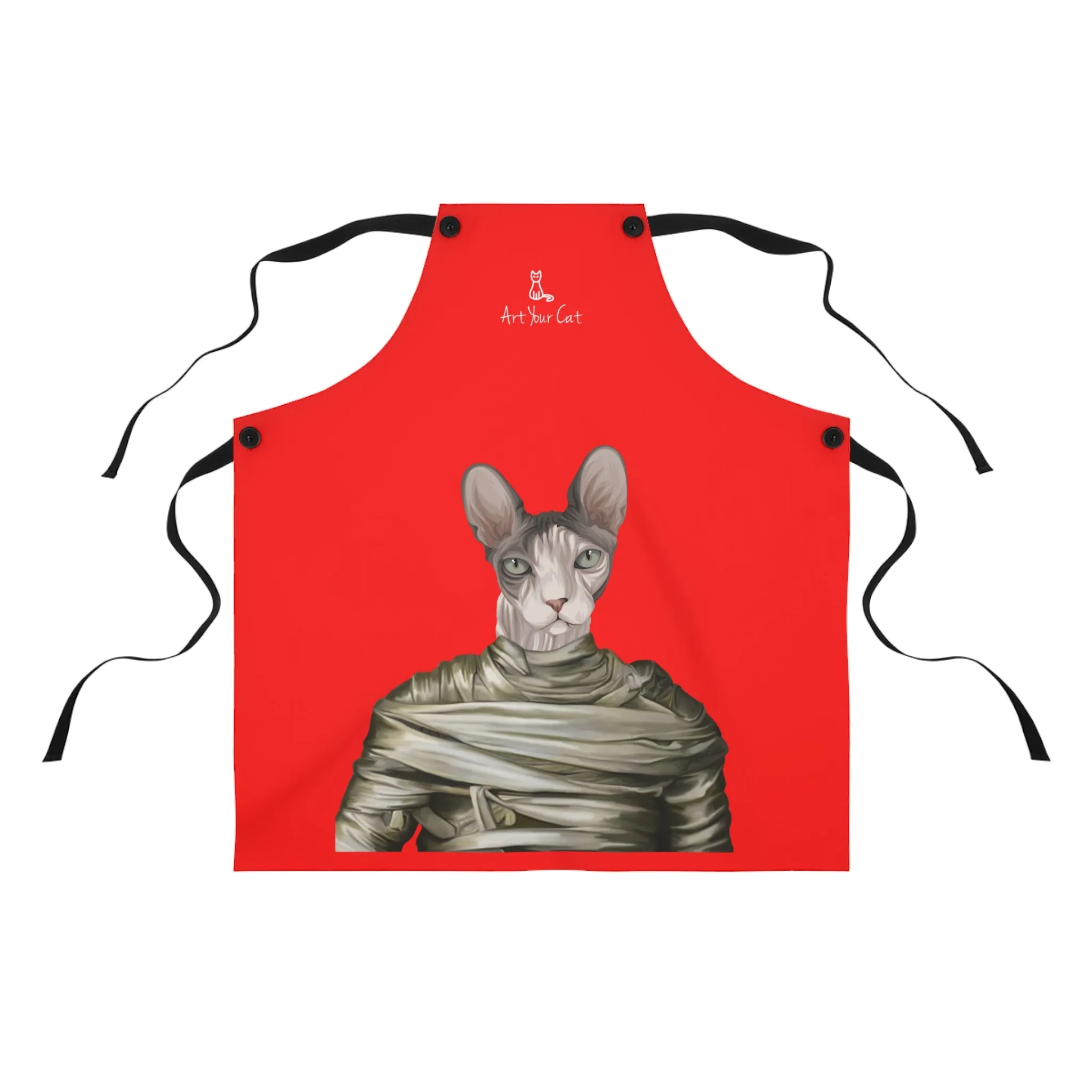 Custom Cat Apron - The Mummy