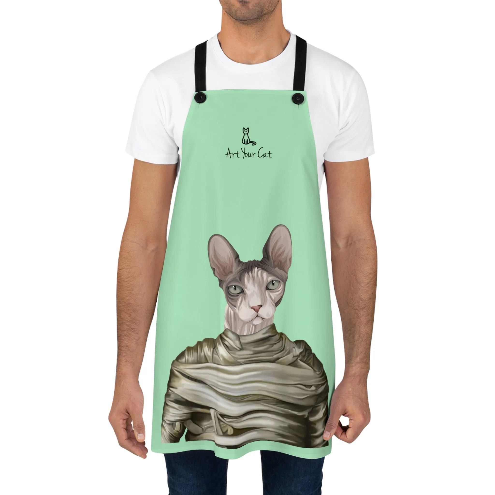 Custom Cat Apron - The Mummy