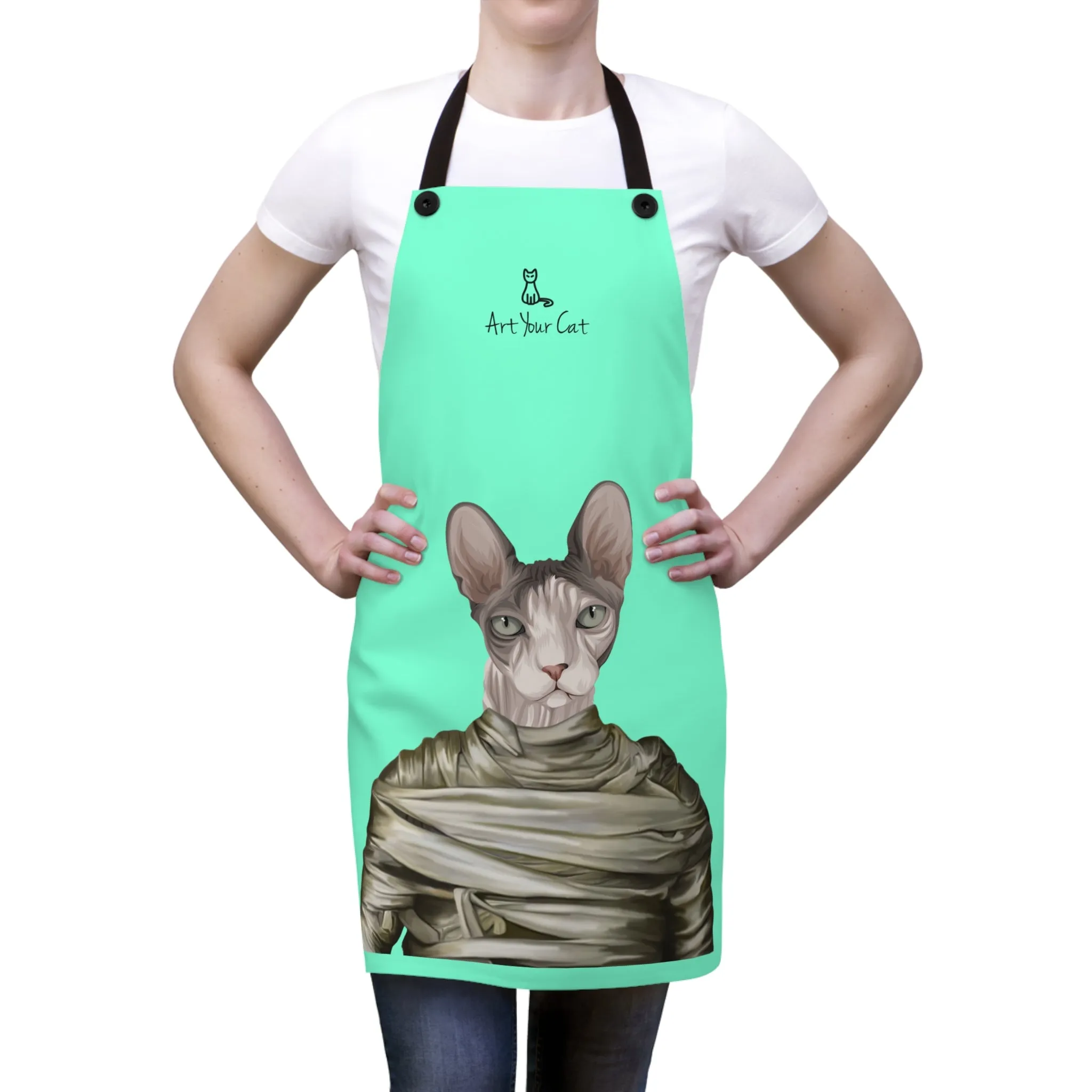 Custom Cat Apron - The Mummy