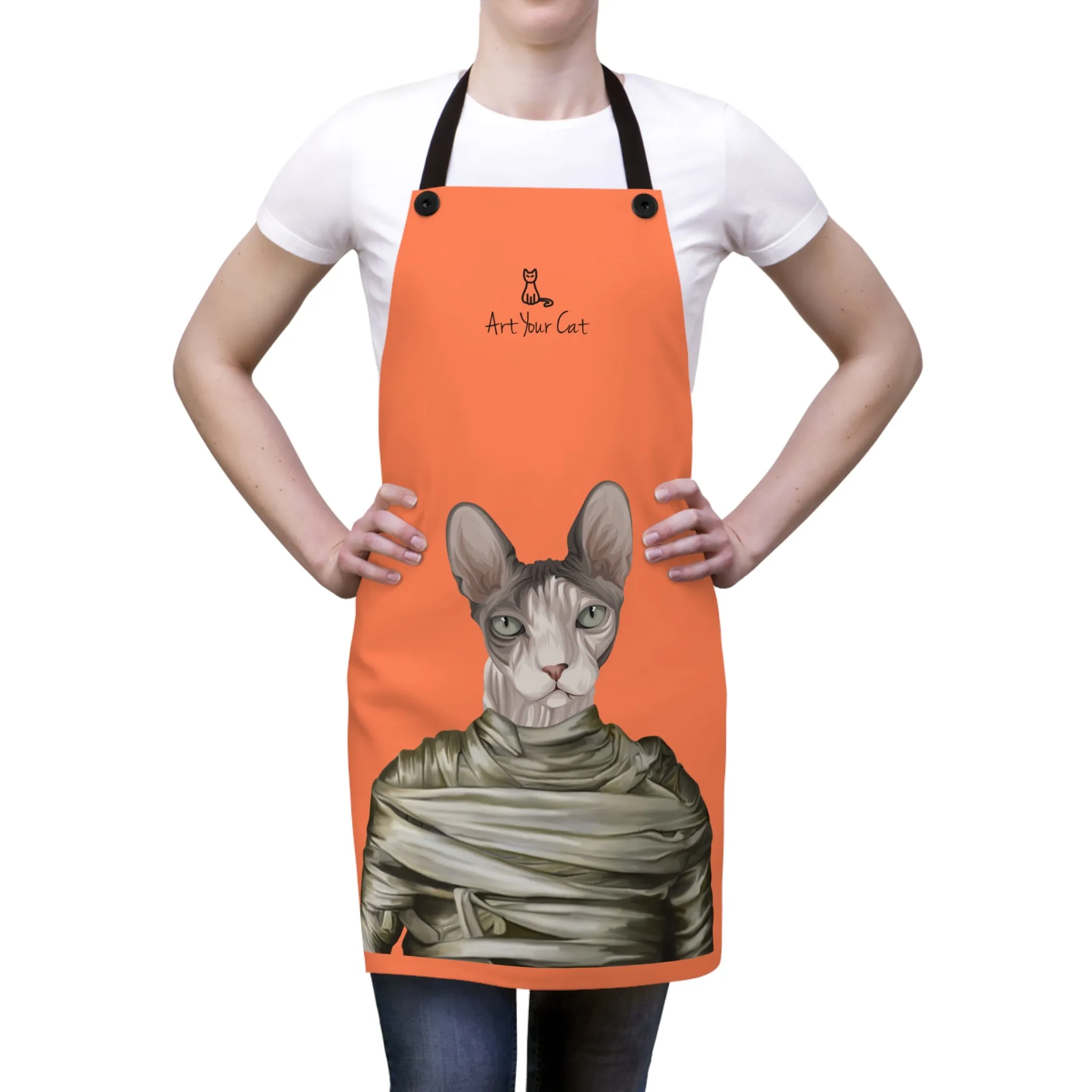 Custom Cat Apron - The Mummy