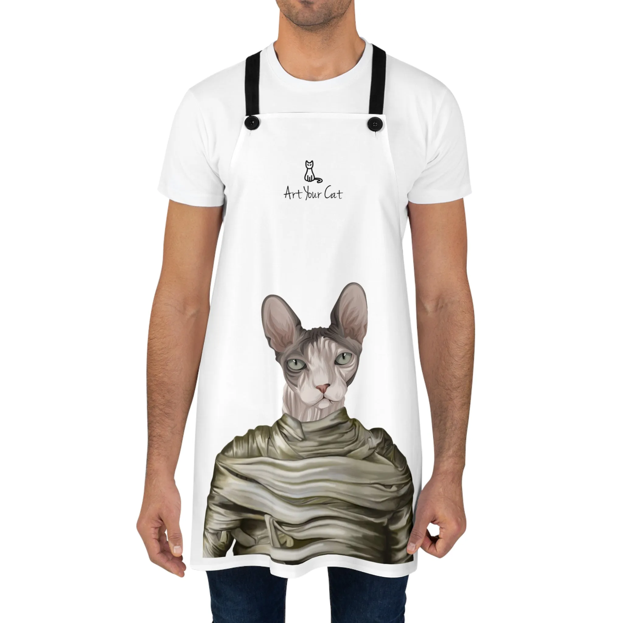 Custom Cat Apron - The Mummy