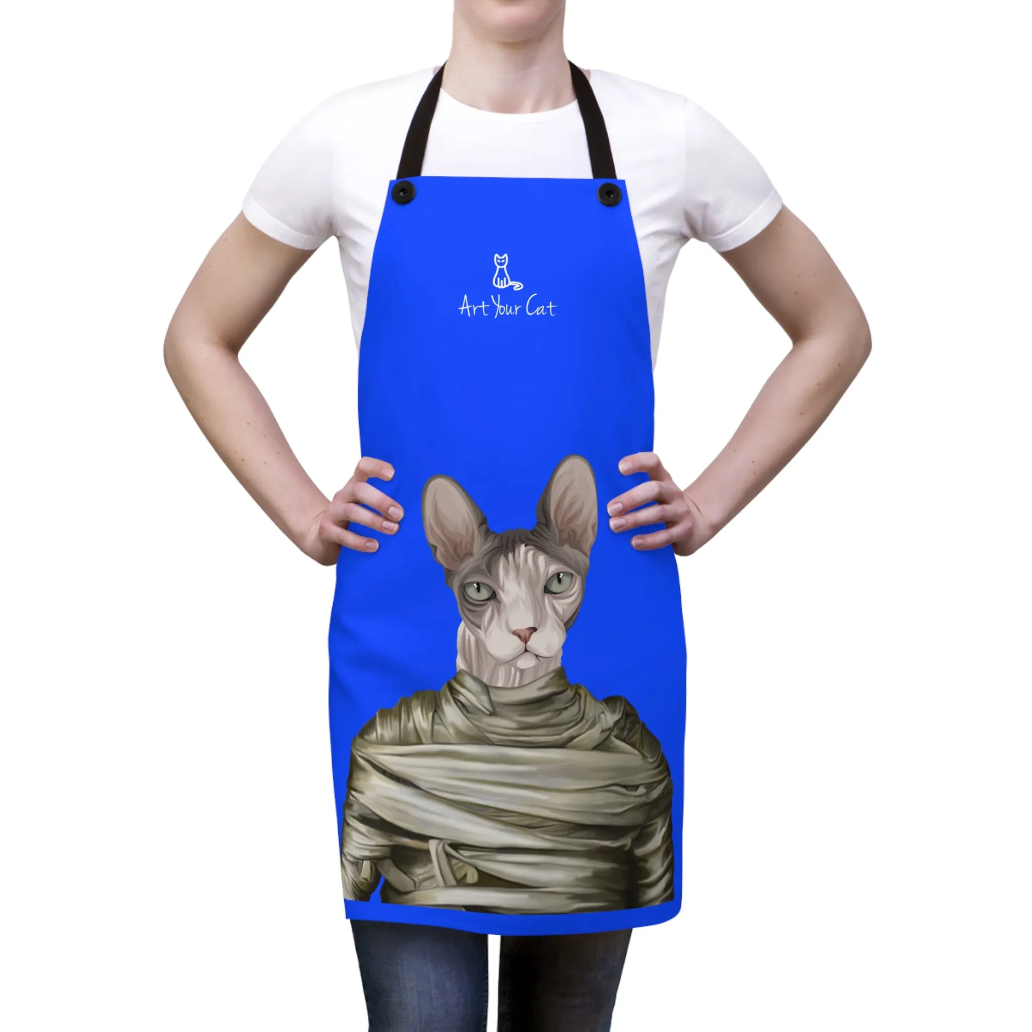 Custom Cat Apron - The Mummy