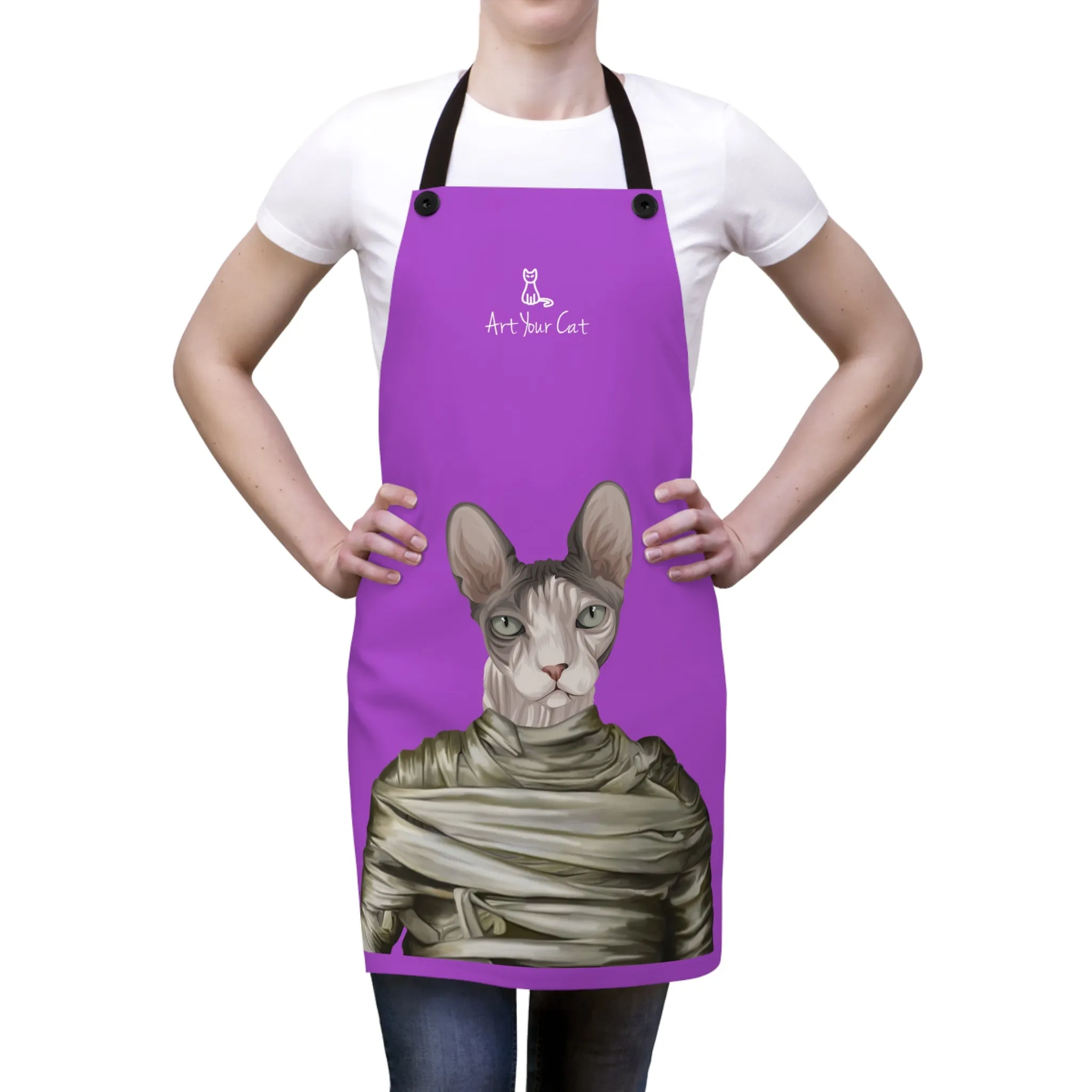 Custom Cat Apron - The Mummy
