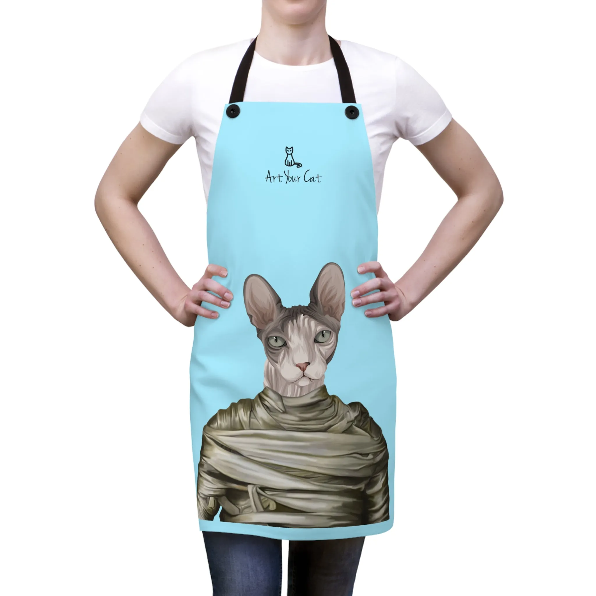 Custom Cat Apron - The Mummy