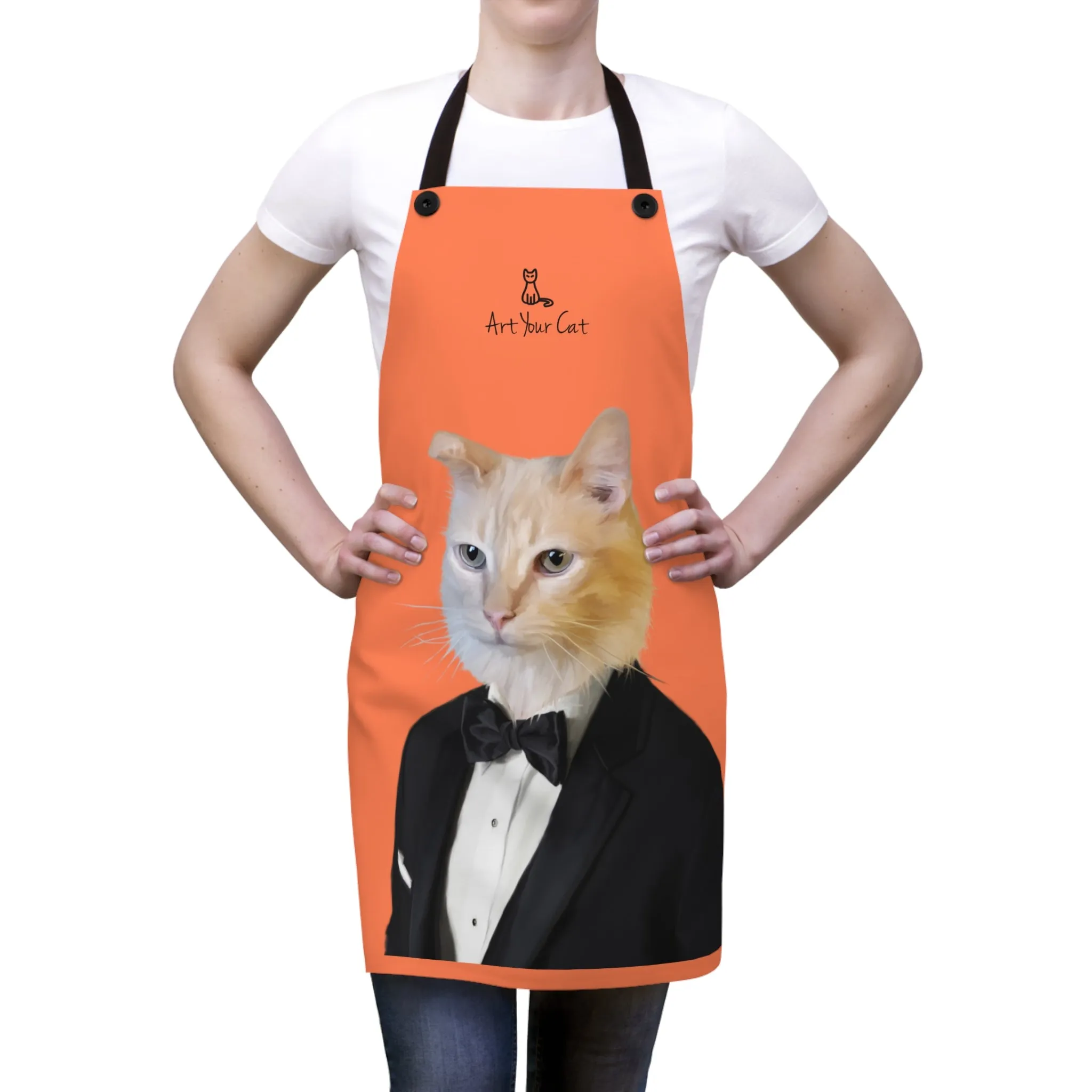Custom Cat Apron - The Tuxedo
