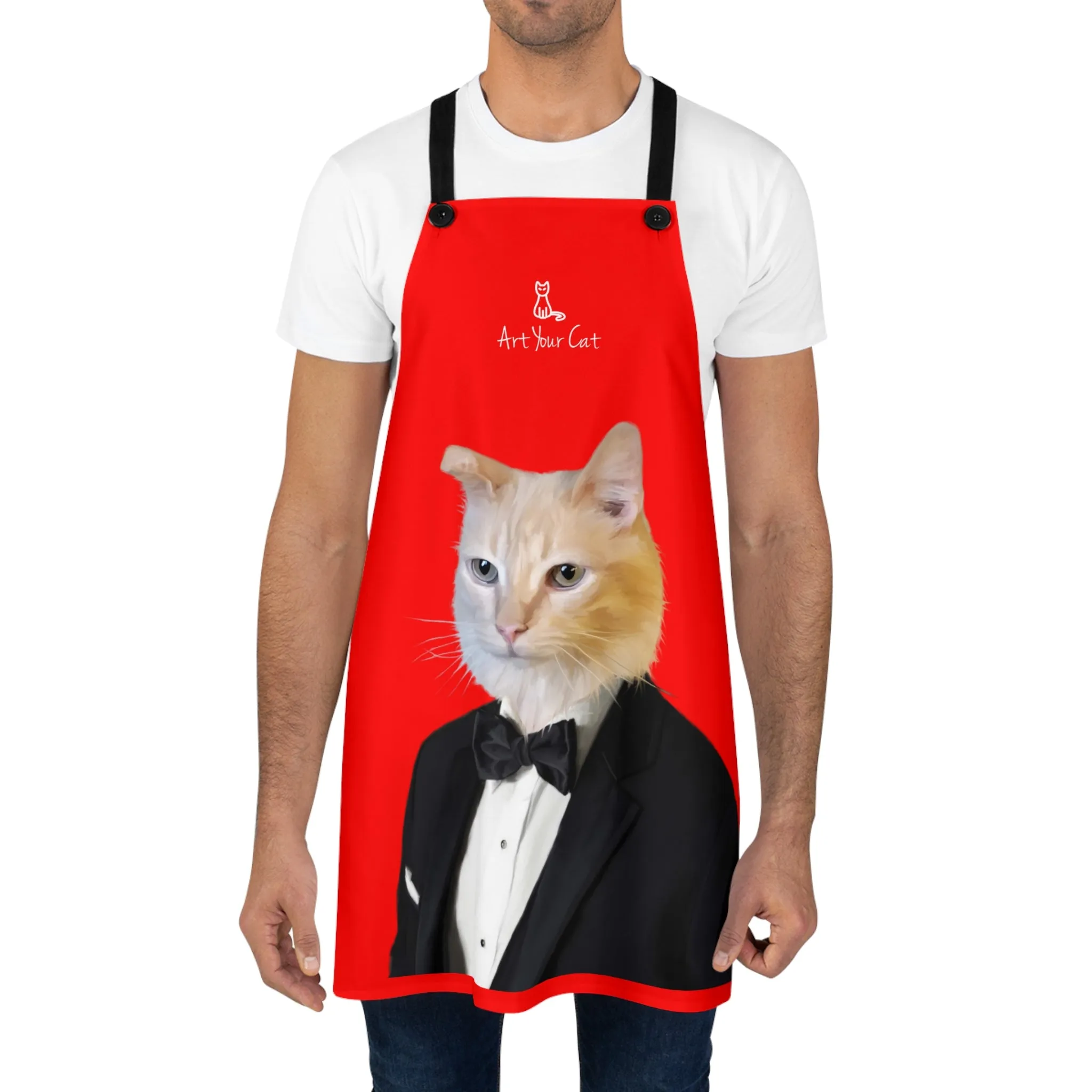Custom Cat Apron - The Tuxedo