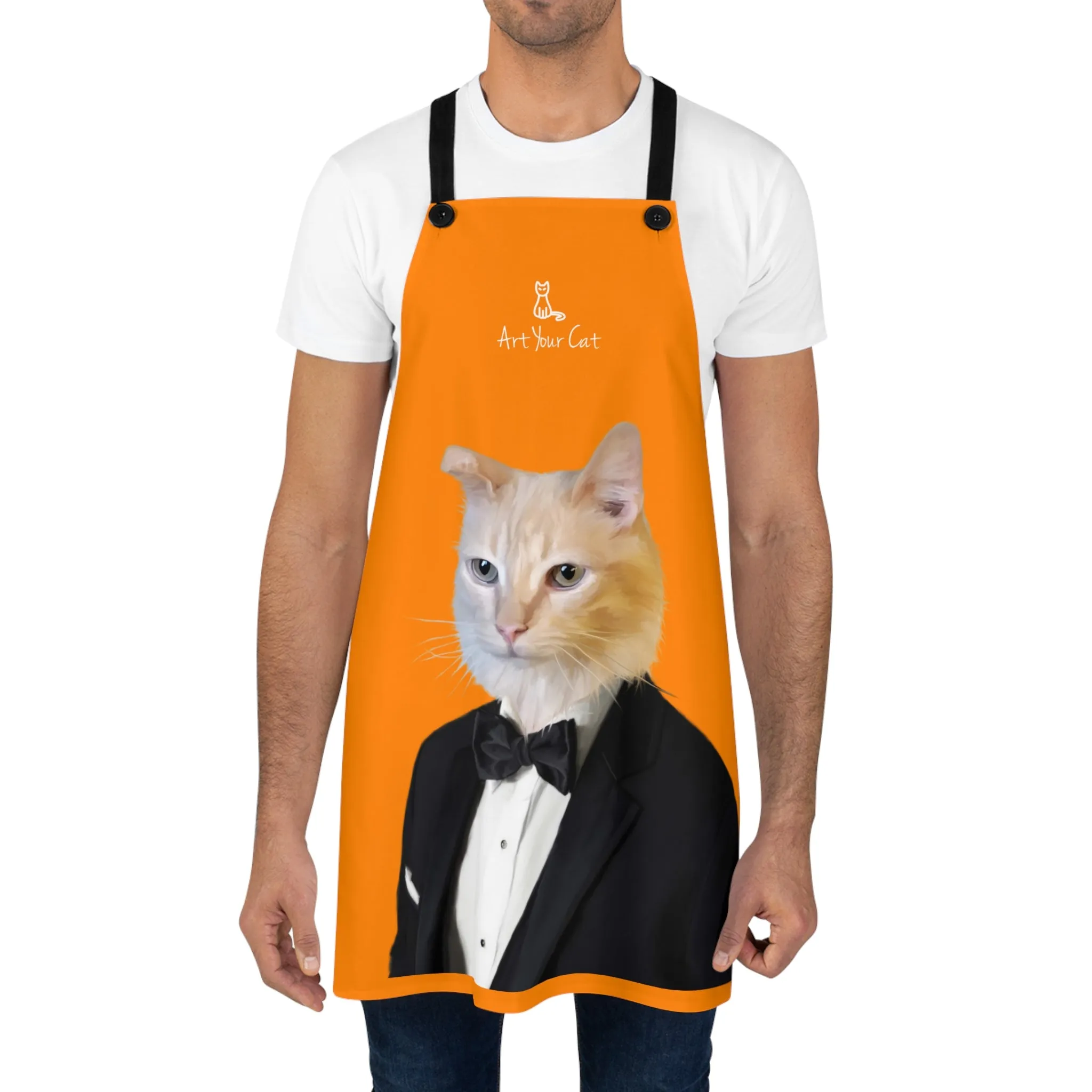 Custom Cat Apron - The Tuxedo