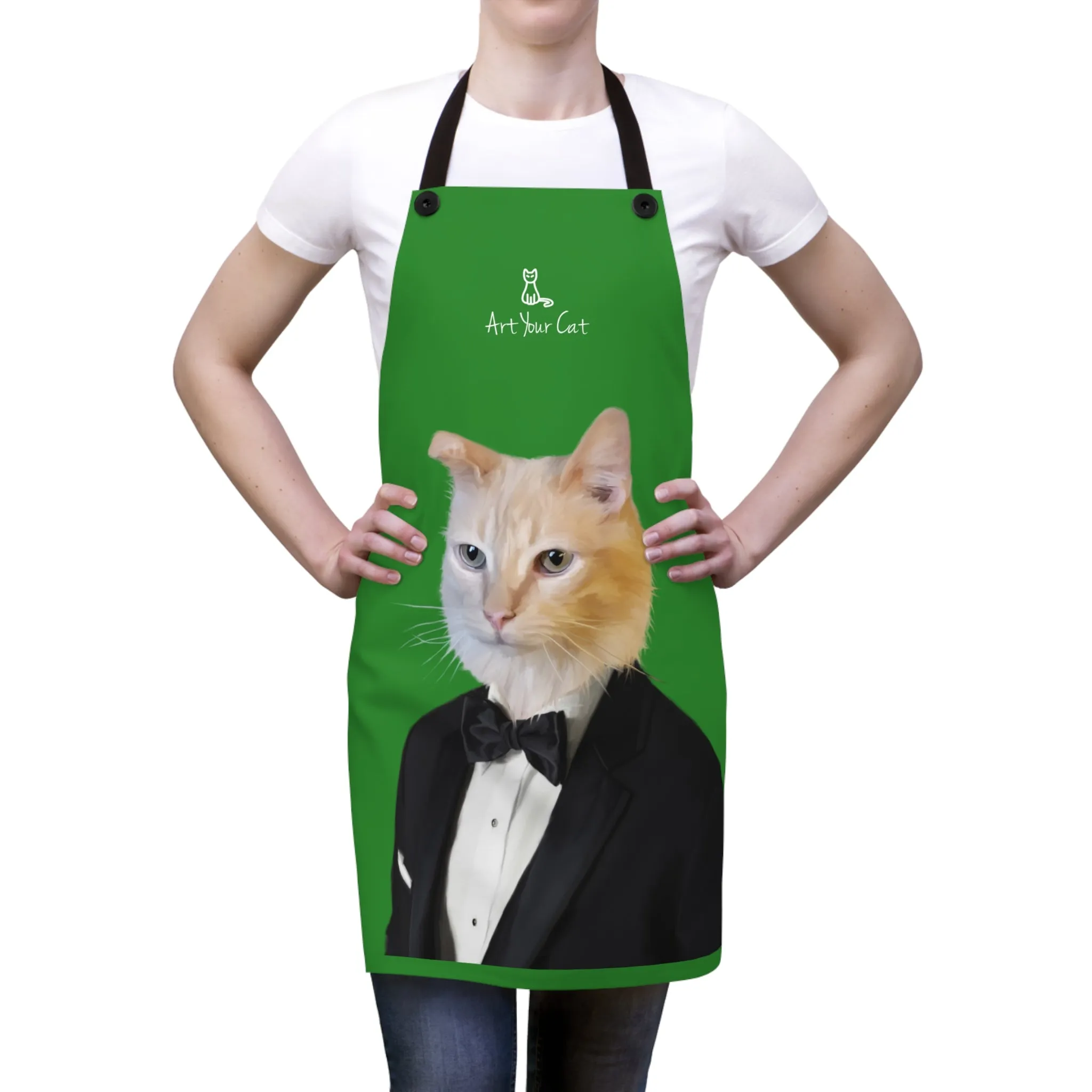 Custom Cat Apron - The Tuxedo