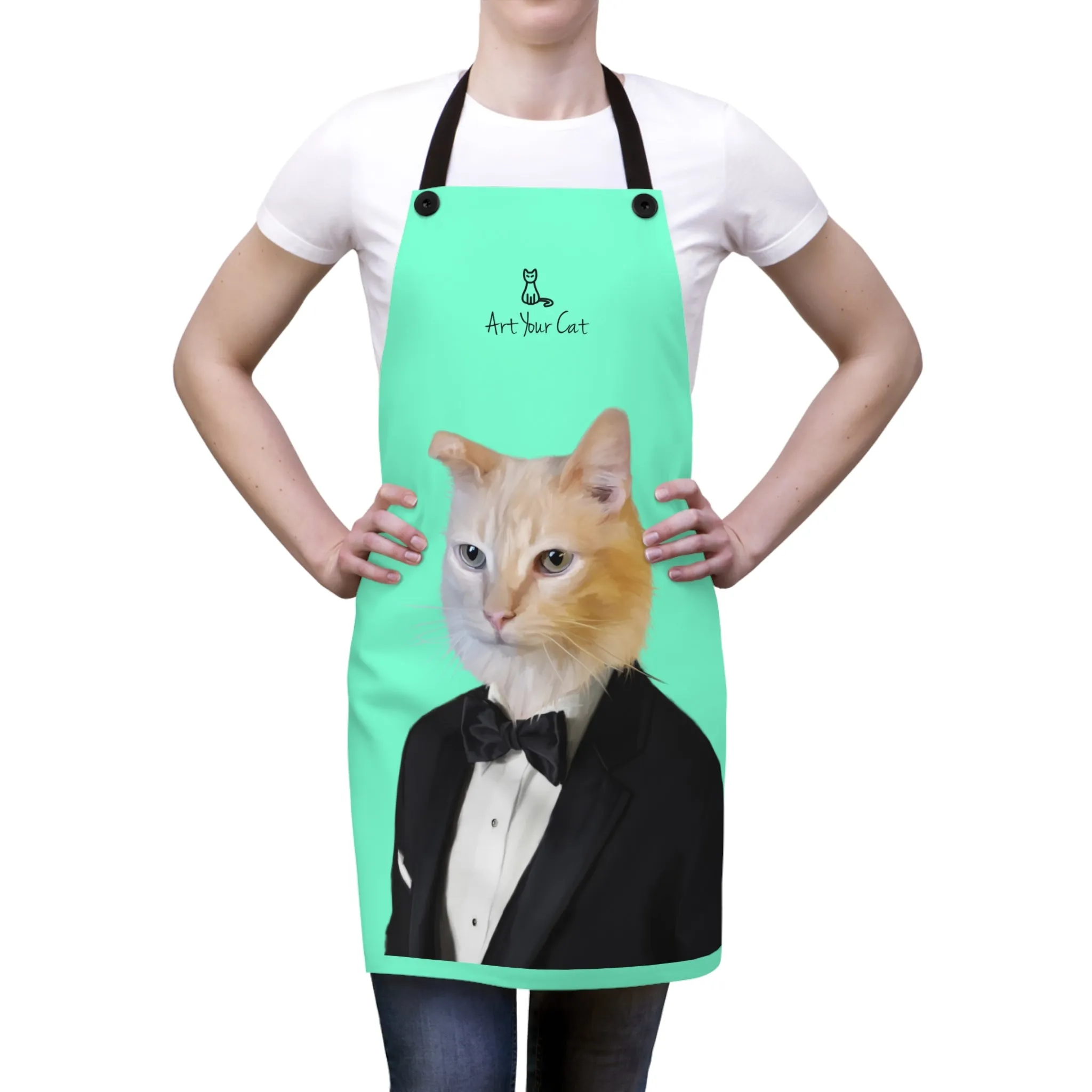 Custom Cat Apron - The Tuxedo