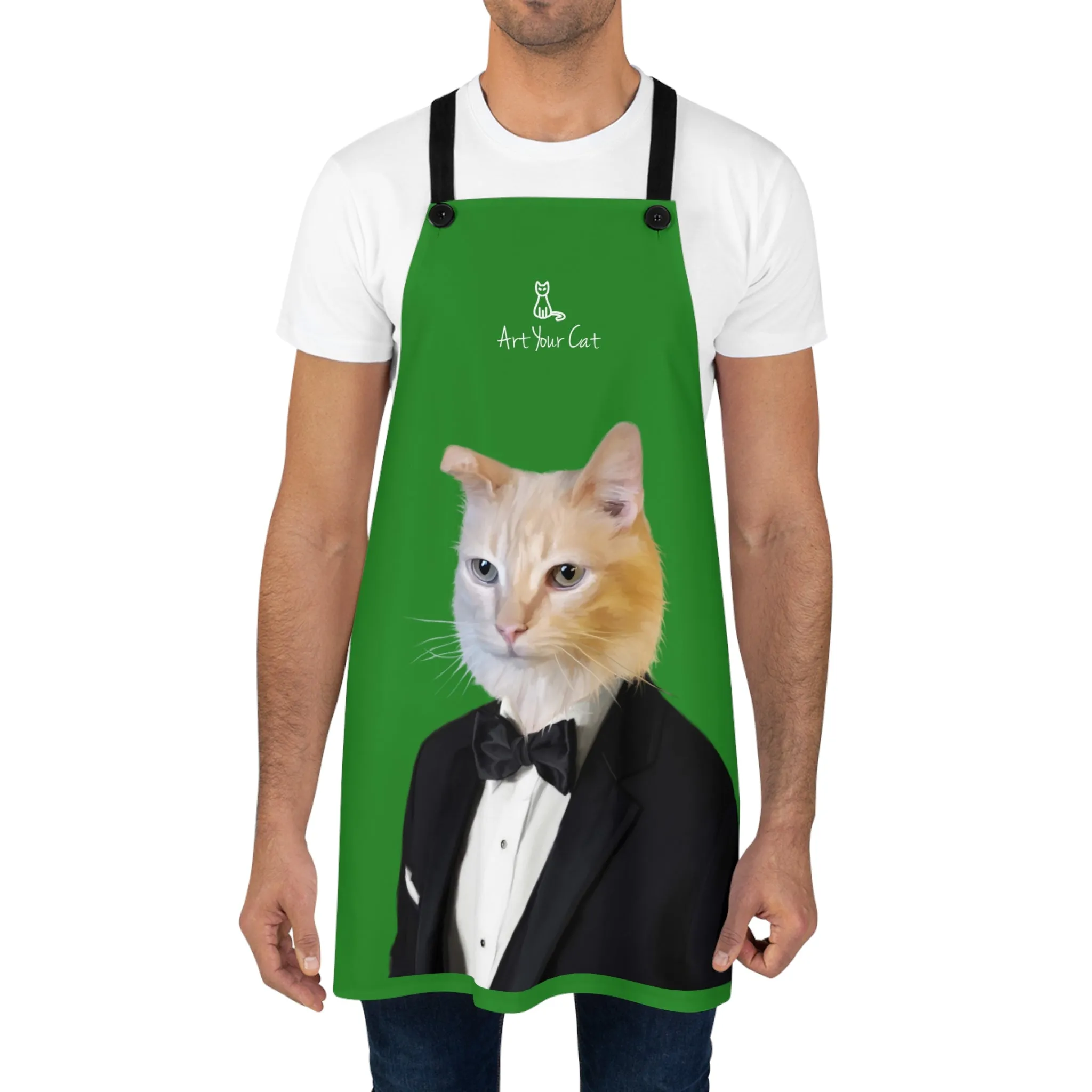 Custom Cat Apron - The Tuxedo