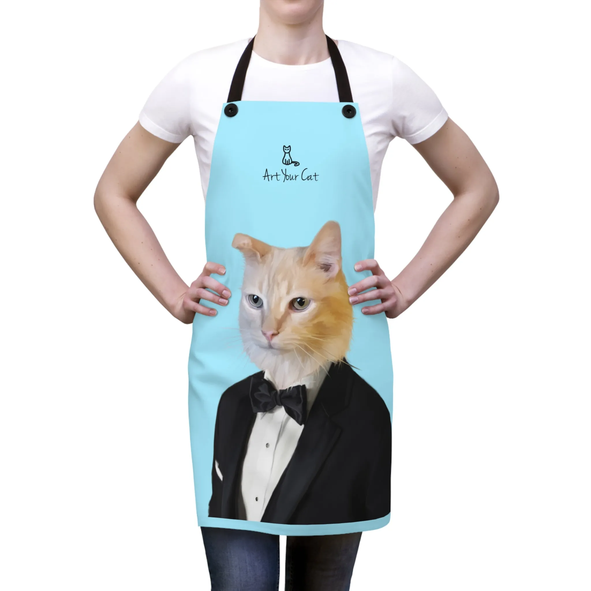 Custom Cat Apron - The Tuxedo