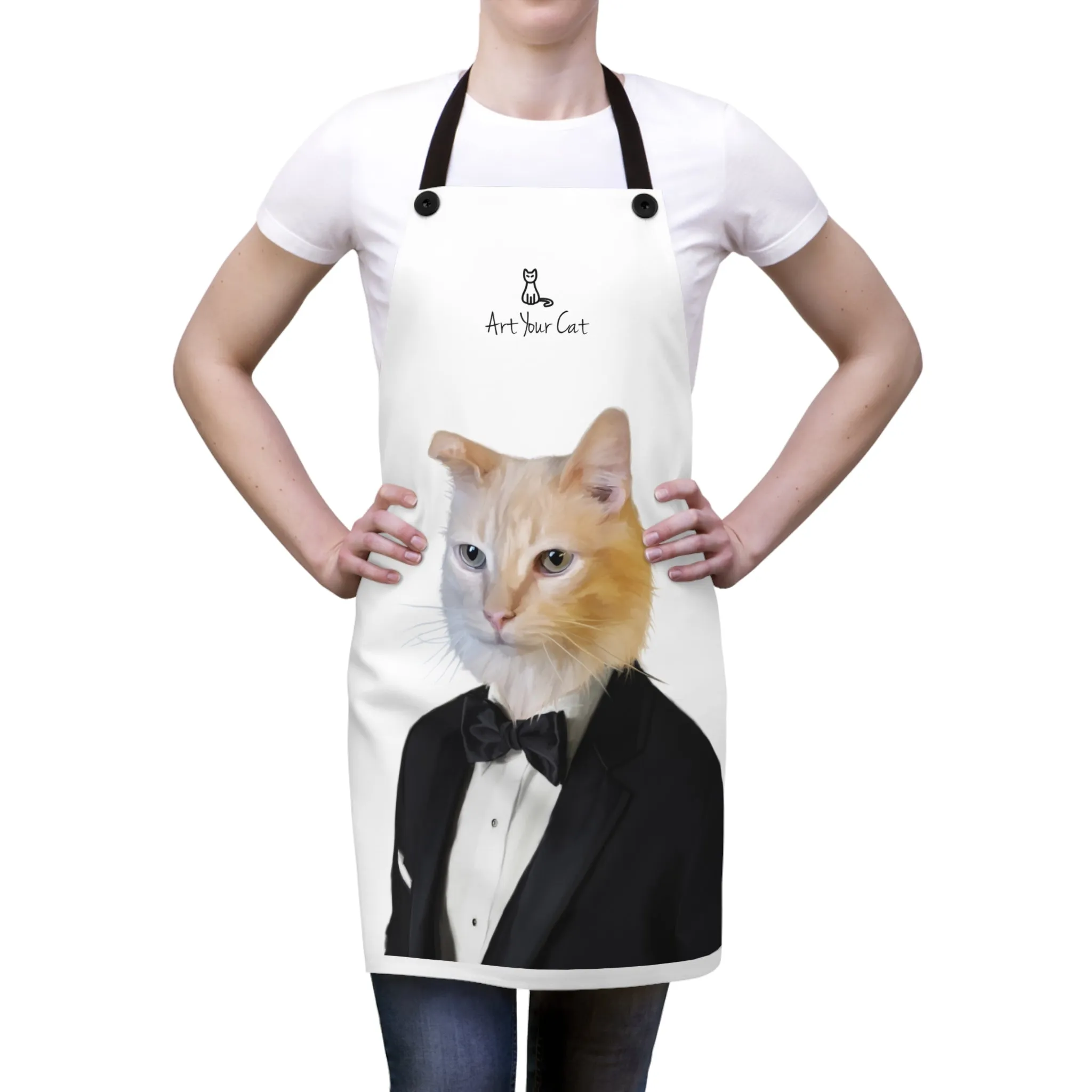Custom Cat Apron - The Tuxedo