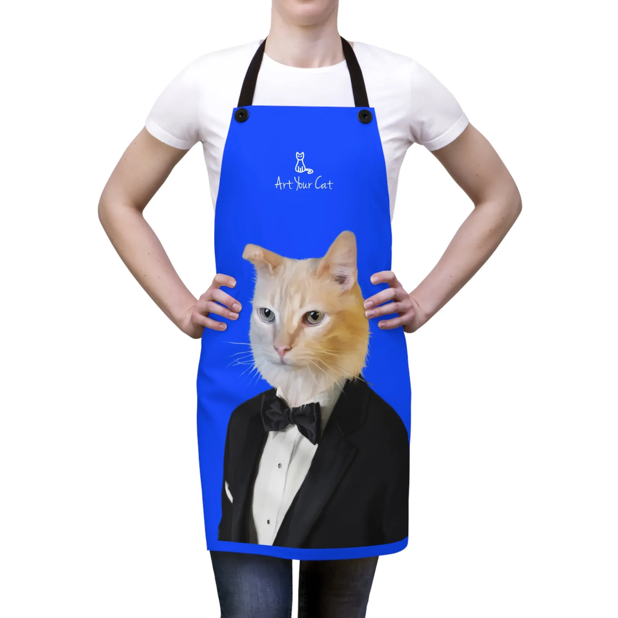 Custom Cat Apron - The Tuxedo