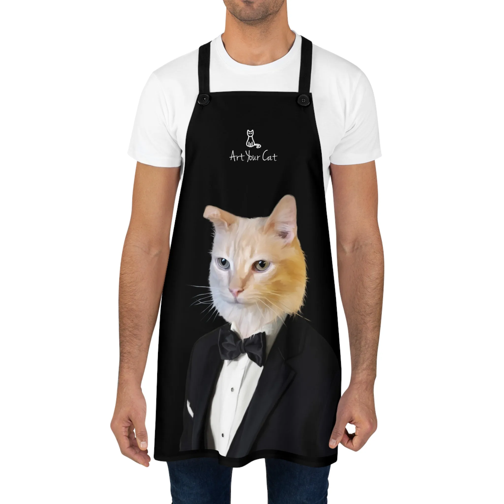Custom Cat Apron - The Tuxedo